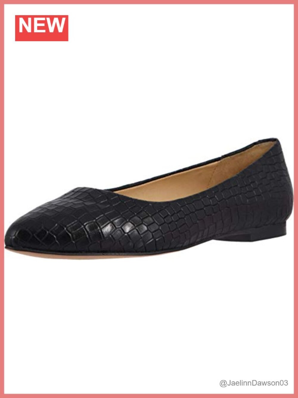 Classic Ballet Flat with Cushioned Leather Footbed